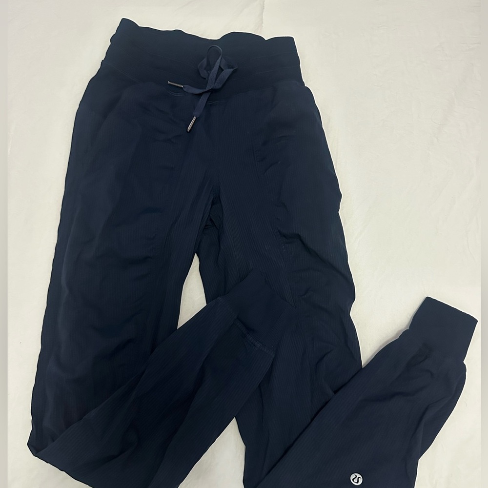 Navy blue jogger pants